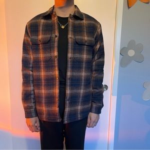 Express Sherpa Jacket Flannel Style